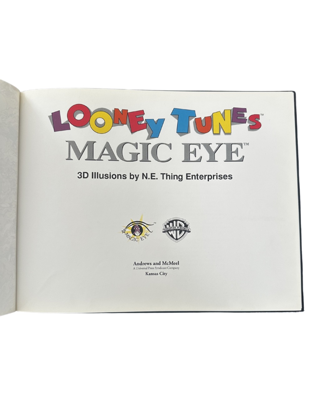 VTG Looney Tunes Magic Eye 3D Illusions Book by N.E. Thing Enterprises Hardcover - Picture 2 of 5